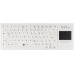 Gett GETT Cleantype Xtra Touch Protect Silikonowa klawiatura z touchpadem IP68 można dezynfekować USB kolor biały układ DE