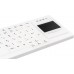 Gett GETT Cleantype Xtra Touch Protect Silikonowa klawiatura z touchpadem IP68 można dezynfekować USB kolor biały układ DE