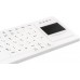 Gett GETT Cleantype Xtra Touch Protect Silikonowa klawiatura z touchpadem IP68 można dezynfekować USB kolor biały układ DE