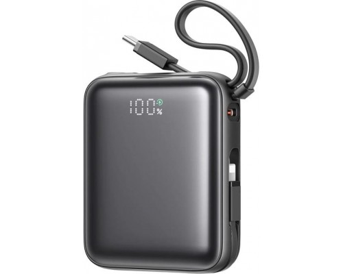 Mini PowerBank Joyroom JR-PBF27 22.5W z podwójnym kablem 10000mAh (black)
