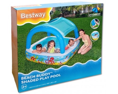 Bestway Inflatable  with canopy 140x140x114cm 265L