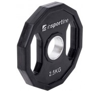 inSPORTline Rubberized load olympic Ruberton 2,5 kg black (15896)