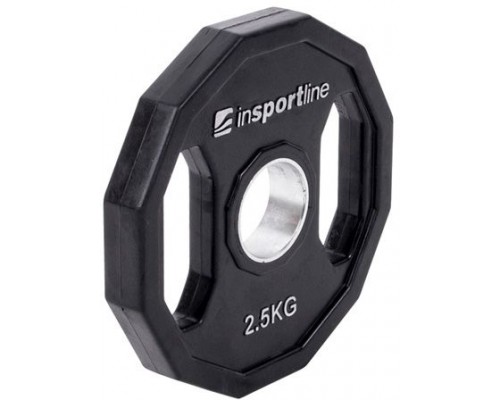 inSPORTline Rubberized load olympic Ruberton 2,5 kg black (15896)