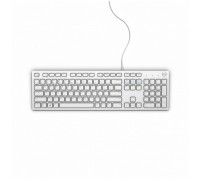 DELL Keyboard : US-Euro (Qwerty) Dell KB216 Quietkey USB  White