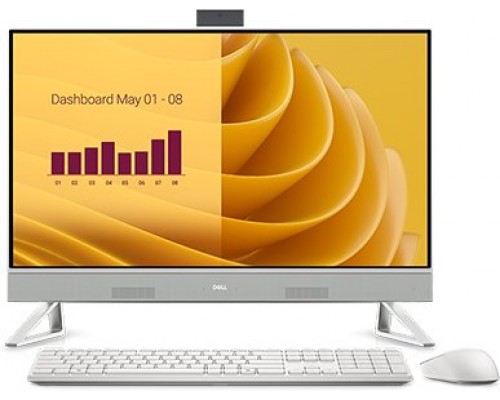 DELL EC27250 Intel® Core™ i5 i5-1334U 68,6 cm (27") 1920 x 1080 px All-in-One PC 16 GB DDR5-SDRAM 512 GB SSD Windows 11 Pro Wi-Fi 6E (802.11ax) Perłowy, White