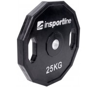 inSPORTline Rubberized load Ruberton 25 kg black (15894)