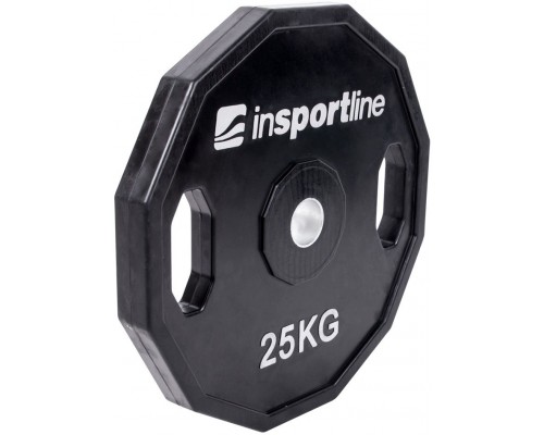 inSPORTline Rubberized load Ruberton 25 kg black (15894)