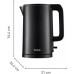 Electric, stainless steel kettle TEFAL KO1408E0, black, 1.5 l