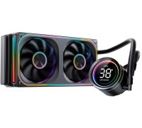 Jonsbo TH-240 AiO Wasserkühlung, ARGB, Display 240mm, Black
