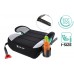 FMonroe FOTELIK SAMOCHODOWY PODKŁADKA SIEDZISKO Z ISOFIX black-szary R129 125-150 CM