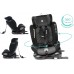 FKinderKraft FOTELIK SAMOCHODOWY obrotowy 360 szaro-black 40-150 CM i-Size R129 ISOFIX