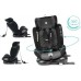 FKinderKraft FOTELIK SAMOCHODOWY obrotowy 360 szaro-black 40-150 CM i-Size R129 ISOFIX
