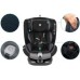 FKinderKraft FOTELIK SAMOCHODOWY obrotowy 360 szaro-black 40-150 CM i-Size R129 ISOFIX