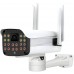 Kamera bezprzewodowa zewnętrzna z detekcją ruchu Wi-Fi IP Full HD 20 LED Kamera bezprzewodowa zewnętrzna z detekcją ruchu Wi-Fi IP Full HD 20 LED