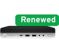 HP RENEW | Grade A | ProDesk 400 G3 Desktop Mini PC | Intel Core i5 | i5-7500T | 8 GB | SSD | 256 GB | Intel HD Graphics 630 | W