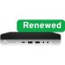 HP RENEW | Grade A | ProDesk 400 G3 Desktop Mini PC | Intel Core i5 | i5-7500T | 8 GB | SSD | 256 GB | Intel HD Graphics 630 | W
