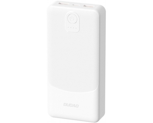 Dudao K10 10000mAh 2.4A 2 x USB-A - biały
