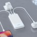 Dudao K10 10000mAh 2.4A 2 x USB-A - biały