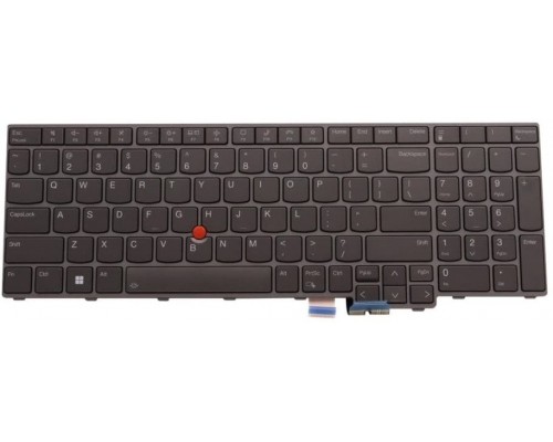 Backlit laptop keyboard,