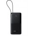 Baseus Bipow 2 20000mah 20W  cyfrowym wyświetlaczem With built-in cable USB-C - Black