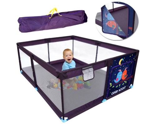 Duży playpen For dziecka suchy basen 160x200 cm + bag pokrowiec ZA5712 EDUKAMP