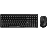 Genius GENIUS zestaw klawiatury + mysz LuxeMate Q8100 Bezprzewodowy zestaw CZ+SK czarny