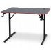 Gaming galds gamingowe komputerowe 120x70x75 cm czerwone z dodatkami
