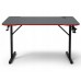 Gaming galds gamingowe komputerowe 120x70x75 cm czerwone z dodatkami