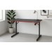 Gaming galds gamingowe komputerowe 120x70x75 cm czerwone z dodatkami