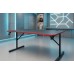 Gaming galds gamingowe komputerowe 120x70x75 cm czerwone z dodatkami