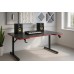 Gaming galds gamingowe komputerowe 120x70x75 cm czerwone z dodatkami