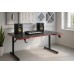 Gaming galds gamingowe komputerowe 120x70x75 cm czerwone z dodatkami