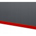 Gaming galds gamingowe komputerowe 120x70x75 cm czerwone z dodatkami