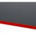 Gaming galds gamingowe komputerowe 120x70x75 cm czerwone z dodatkami