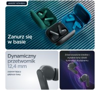 Motorola Moto Buds Bass, dark shadow