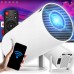 PROJEKTOR RZUTNIK WIFI ANDROID PRZENOŚNY OBROTOWY SMART 4K GŁOŚNIK BT 5.0