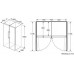 Bosch Refrigerator Free standing Larder, Height 186 cm, Fridge net capacity 346 L, Display