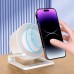 Devia głośnik Bluetooth I-M3 z wbudowaną ładowarką indukcyjną 15W i lampką