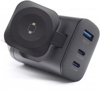 Realpower ładowarka do urządzeń przenośnych Power bank, Smartwatch, Tablet Black Prąd zmienny Ładowanie bezprzewodowe Szybkie ładowanie Wewnętrzna