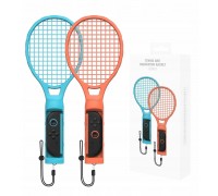 2x Rjacketa Tenisowa Rjackety For Badmintona Tenis - Joy-con Nintenfor Switch 2 / Ns2 / Jys-ns2266 / Pomarańcwith owy / Blue