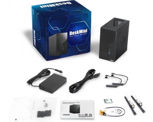 ASRock Barebone Deskmini B860 HDMI/DP/TB4 black DDR5