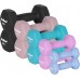 Hantelki cast iron neoprene HEX zestaw 30kg (2x1kg+2x2kg+2x3kg+2x4kg+2x5kg), REBEL ACTIVE