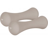 Hantelki cast iron neoprene 2x4kg, REBEL ACTIVE