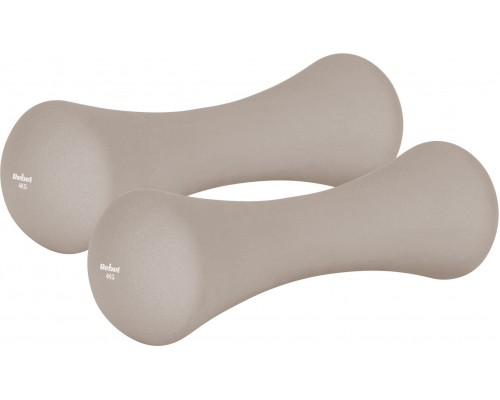 Hantelki cast iron neoprene 2x4kg, REBEL ACTIVE
