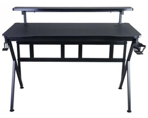 Gaming galds gamingowe z półką Cobra CRF4010RGB Black. LED RGB, 120 cm