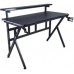 Gaming galds gamingowe z półką Cobra CRF4010RGB Black. LED RGB, 120 cm