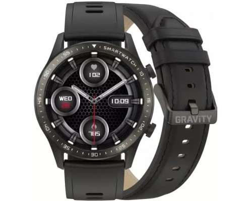 Smartwatch Gravity Black Bransoleta i Pasek GT10-1