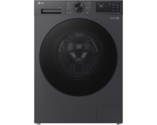 LG 9 kg głębokość 47.5 cm 1200 apgr/min. czarna matowa - Velas pralka z przednim załadunkiem F2X50S9TBB.AEBQNMR (8806096614297)
