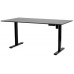 Gaming galds Gaming galds regulowane Cadet 80x160 cm, antracyt, czarna rama