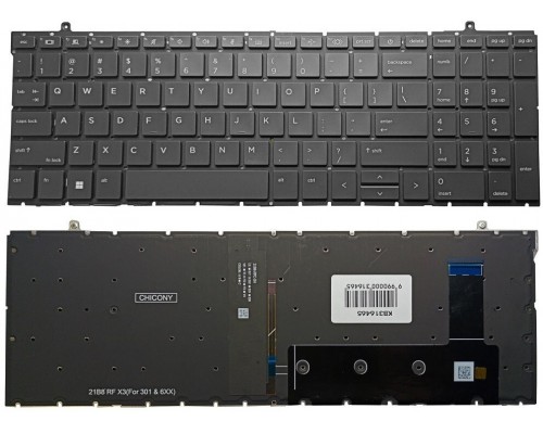 HP Klaviatūra Elitebook 860 G9, 865 G9, 860 G10, 865 G10 z podświetleniem US